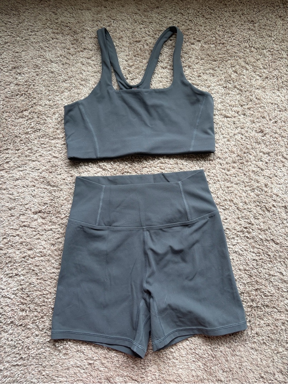 NWOT FP movement charcoal grey set size medium